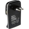 Amazon Basics Chargeur de Piles Ni-MH AA et AAA avec Port USB, Noir