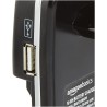 Amazon Basics Chargeur de Piles Ni-MH AA et AAA avec Port USB, Noir