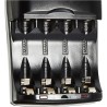 Amazon Basics Chargeur de Piles Ni-MH AA et AAA avec Port USB, Noir
