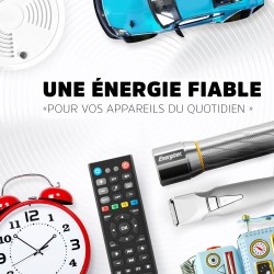 Energizer Advanced - Piles AAA (Lot de 24) Alcaline 1,5V - Haute Performance - Télécommandes, Jouets et Électroniques - Made in 
