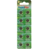 PoundMax® Lot de 50 piles bouton alcalines AG13 LR44 1,5 V