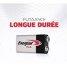 Energizer Max - Pile 9V (Lot de 3) - Alcaline Neuf Volts - Énergie longue durée - pour Les Détecteurs de Fumée et Les Radios - E