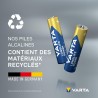 VARTA Piles AAA, 10+10 (lot de 20), Longlife Power, Alcalines, 1,5V, emballage recyclé à 90%, adaptées aux jouets, souris sans f