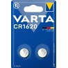 VARTA Piles Bouton CR1620, lot de 2, Lithium Coin, 3V, emballage sécurisé pour les enfants, pour petits appareils électroniques 