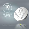 VARTA Piles Bouton CR1620, lot de 2, Lithium Coin, 3V, emballage sécurisé pour les enfants, pour petits appareils électroniques 