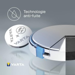 VARTA Piles Bouton CR1620, lot de 2, Lithium Coin, 3V, emballage sécurisé pour les enfants, pour petits appareils électroniques 