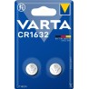 VARTA Piles Bouton CR1632, lot de 2, Lithium Coin, 3V, emballage sécurisé pour les enfants, pour petits appareils électroniques 