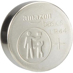 Amazon Basics Lot de 6 piles bouton alcalines LR44, 1,5 V, puissance longue durée, sans mercure