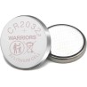 Warriors Pile CR2032 3V Lithium (x10) Pile Bouton Longue Durée pour Montres Télécommandes Clés Calculatrices Sécurité Enfant