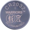 Warriors 5X Pile CR2032 3V Lithium Pile Bouton Longue Durée pour Montres Télécommandes Clés Calculatrices Sécurité Enfant