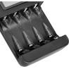 Amazon Basics Chargeur de numérique et Intelligent, pour 4 Piles AA, AAA, Noir