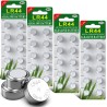 Blister 40 Piles Boutons AG13 LR44/LR1154/357 sans Mercure