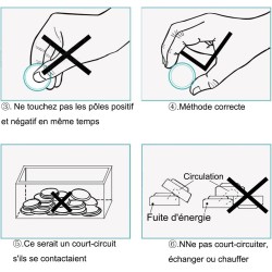 LR1130 AG10 Paquet de 40 Piles Bouton alcaline de la Pile