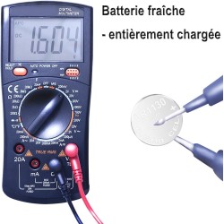 LR1130 AG10 Paquet de 40 Piles Bouton alcaline de la Pile