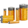 Amazon Basics Lot de 24 piles alcalines 9 V, 9V/6LR61, durée de conservation de 5 ans, pour détecteur de fumée/CO, électroniques