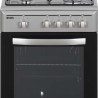 Svan Skg4500X Cuisinière au butane avec four en acier inoxydable avec four et grill 55 l Finition en acier inoxydable
