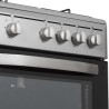Svan Skg4500X Cuisinière au butane avec four en acier inoxydable avec four et grill 55 l Finition en acier inoxydable