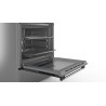 Bosch HKR39C250 Série 4 Cuisinière électrique 60 cm de large, EcoClean Direct, 3D air chaud cuisson à 3 niveaux, contrôle de l'é