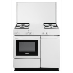 SGW854NM Cuisinière à gaz avec four 4 brûleurs Blanc 86 x 50 cm