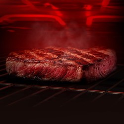 Cecotec four encastrable 60cm bolero hexa sm406000 glass blanc a+. 2900w, 72l, 12 fonctions, steak master, pizza master, steam a