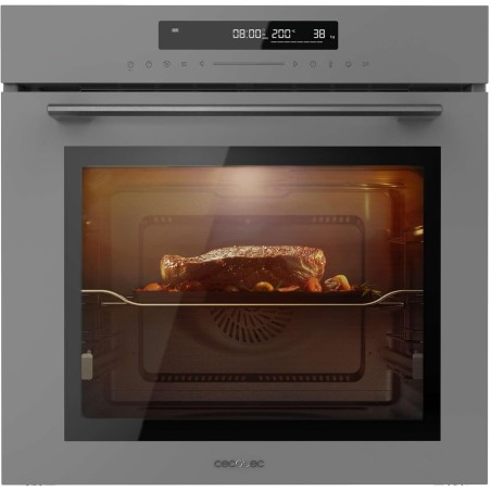 Cecotec four encastrable 60cm bolero hexa sm406000 glass gris a+. 2900w, 72l, 12 fonctions avec steak master, pizza master, stea