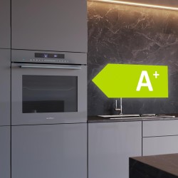 Cecotec four encastrable 60cm bolero hexa sm406000 glass gris a+. 2900w, 72l, 12 fonctions avec steak master, pizza master, stea