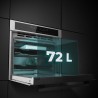 Cecotec Four encastrable 60cm Bolero Hexa SM406000 Edge+ A+. 2900W, 72L, 12 Fonctions, Steak Master, Pizza Master, Steam Assist,