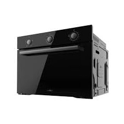 Cecotec four encastrable bolero hexa c134500 glass noir a de 56 l. 2600w, 4 fonctions, mode convection, base vapeur x2, faible c