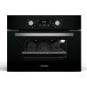 Klarstein SpaceSmart Four Encastrable Chaleur Tournante - 41 L, 8 Fonctions, Minuterie Numérique, Nettoyage Vapeur, Porte Amovib