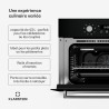 Klarstein SpaceSmart Four Encastrable Chaleur Tournante - 41 L, 8 Fonctions, Minuterie Numérique, Nettoyage Vapeur, Porte Amovib