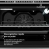 Klarstein SpaceSmart Four Encastrable Chaleur Tournante - 41 L, 8 Fonctions, Minuterie Numérique, Nettoyage Vapeur, Porte Amovib