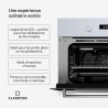 Klarstein SpaceSmart Four Encastrable Chaleur Tournante - 41 L, 8 Fonctions, Minuterie Numérique, Nettoyage Vapeur, Porte Amovib