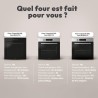 CANDY - Four Encastrable à Chaleur Tournante - Pyrolyse/Hydrolyse - 6 Niveaux de Cuisson - Classe Énergétique A++ - Cavité XXL (