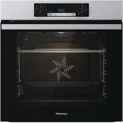 Hisense BI64211PX Four multifonction - Cavité XXL de 77L, Pyrolyse, 13 Fonctions, Fonction Pizza 300°C, AirFry, Affichage LED, I