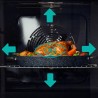 Hisense BI64211PX Four multifonction - Cavité XXL de 77L, Pyrolyse, 13 Fonctions, Fonction Pizza 300°C, AirFry, Affichage LED, I