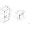 Haier ID Série 2 H6 ID2P3T1HTX Four encastrable / niche 60 cm / A+ / Volume 78 l / Chauffage à chaleur tournante avec grill / ne