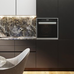 Cecotec Four encastrable Pyrolytique 60cm Bolero Hexa P506000 Edge A+. 3400W, Capacité de 81L, 11 Fonctions avec Airfryer Master