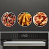 Cecotec Four encastrable Pyrolytique 60cm Bolero Hexa P506000 Edge A+. 3400W, Capacité de 81L, 11 Fonctions avec Airfryer Master