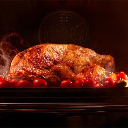 Cecotec Four encastrable Pyrolytique 60cm Bolero Hexa P506000 Edge A+. 3400W, Capacité de 81L, 11 Fonctions avec Airfryer Master