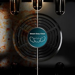 Cecotec Four encastrable Pyrolytique 60cm Bolero Hexa P506000 Edge A+. 3400W, Capacité de 81L, 11 Fonctions avec Airfryer Master