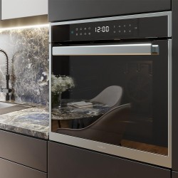Cecotec Four encastrable Pyrolytique 60cm Bolero Hexa P506000 Edge A+. 3400W, Capacité de 81L, 11 Fonctions avec Airfryer Master