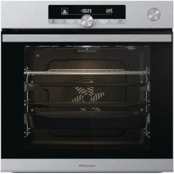 Four électrique multifonction Hisense O643PX, encastrable, 77 litres, 60 cm, combiné, vapeur, fonction pizza 300°, pyrolyse, cou