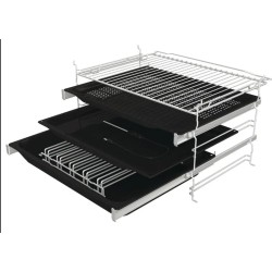 Four électrique multifonction Hisense O643PX, encastrable, 77 litres, 60 cm, combiné, vapeur, fonction pizza 300°, pyrolyse, cou