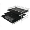 Four électrique multifonction Hisense O643PX, encastrable, 77 litres, 60 cm, combiné, vapeur, fonction pizza 300°, pyrolyse, cou