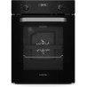 Klarstein SmartSlim Four Encastrable 45 cm - 49 L, 9 Fonctions, Minuterie Numérique, Nettoyage à la Vapeur, Gril Ventilé, Verre 