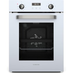 Klarstein SmartSlim Four Encastrable 45 cm - 49 L, 9 Fonctions, Minuterie Numérique, Nettoyage à la Vapeur, Gril Ventilé, Classe