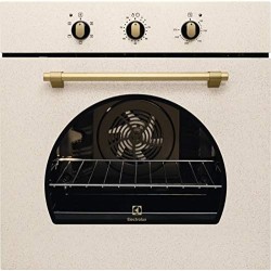 Electrolux - Four multifonction FR 53 S finition sable avec poignées finition bronze de 60 cm