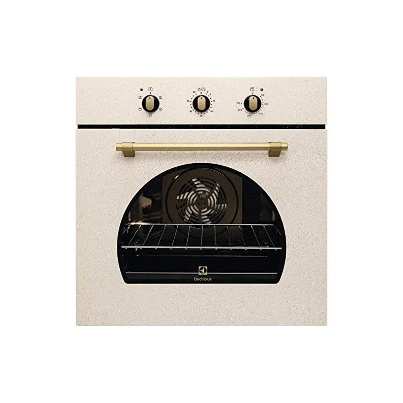 Electrolux - Four multifonction FR 53 S finition sable avec poignées finition bronze de 60 cm