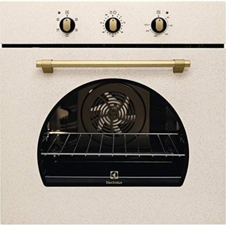 Electrolux - Four multifonction FR 53 S finition sable avec poignées finition bronze de 60 cm