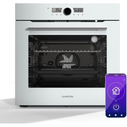 Klarstein Illuminosa Smart Four Encastrable - 73L, 11 Fonctions, WiFi, Porte Froide Triple Vitrage, Énergie A+, Four Électrique 